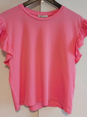Zara top like new, small rose pink