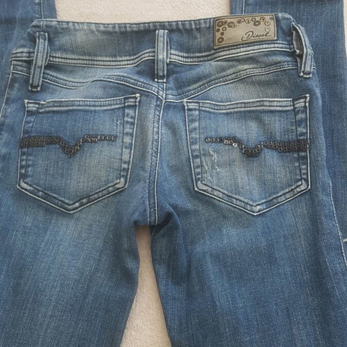 Diesel matic slim tapered women's jeans used, blue