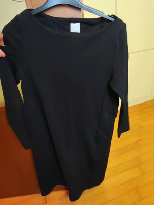 Black dress like new with pockets, size S
