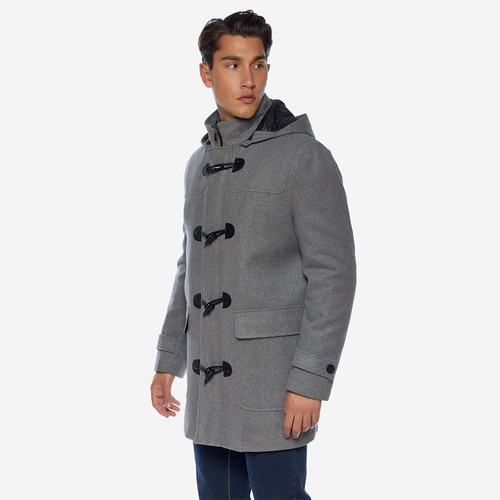 Sogo men's Montgomery coat grey new