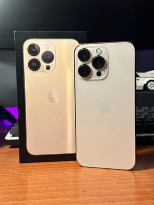 iPhone 13 Pro σαν καινούργιο, χρυσαφί, 128GB, 100% υγεία μπαταρίας