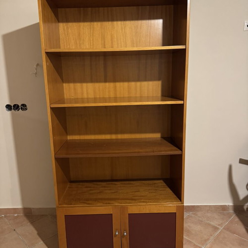 Living room unit with cupboard and 3 shelves