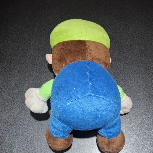 Super Mario Luigi plush toy 33cm used, Nintendo Simba