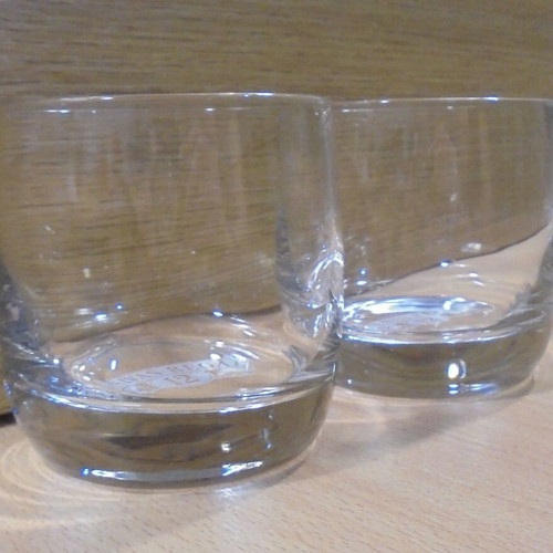 Chivas Regal Scotch Whisky set of two promotional glasses used