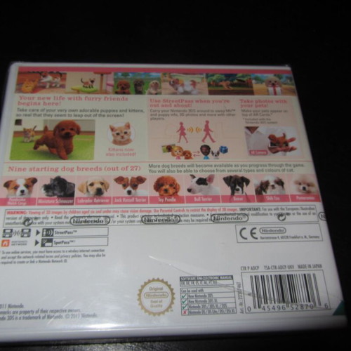 Nintendogs + Cats Toy Poodle & New Friends Nintendo 3DS new sealed