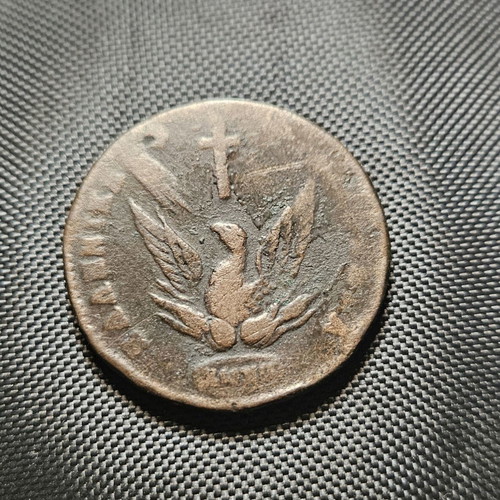 Kapodistrias 10 Lepta Coin used, 1831 Greece