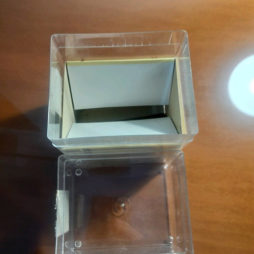 Plastic cigarette box used, collectible from Tsigarilos