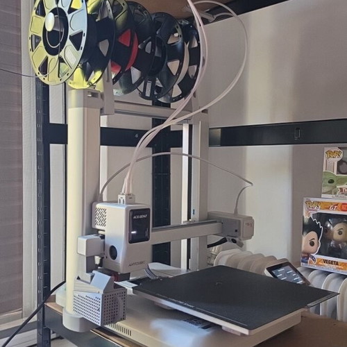 Anycubic Kobra X 3D printer like new with filaments