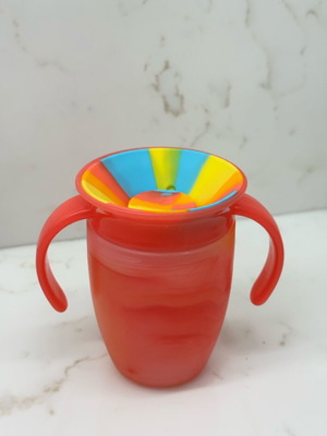Munchkin Miracle 360 Training Cup 207ml Orange new