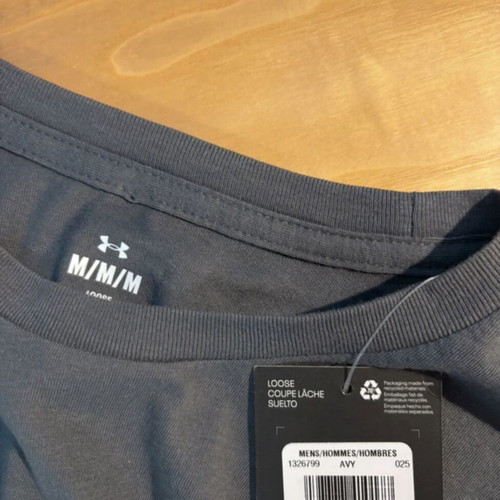 Under Armour t-shirt new, gray, size M, not dry-fit