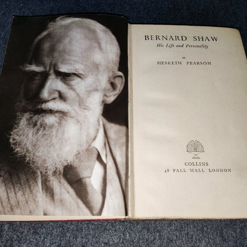 Bernard Shaw His Life and Personality hardcover book used 1943