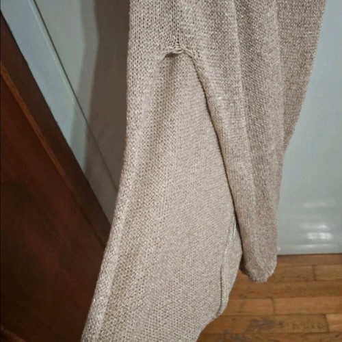 Maxi gold dress with glitter, one size, like new