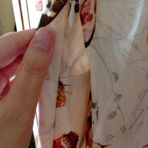 Raxevsky Silk Dress new, beige with dragonfly print