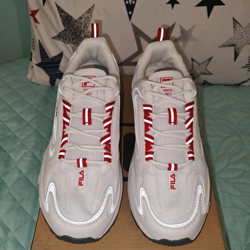 Fila Actix Retro athletic shoes new, in white and red