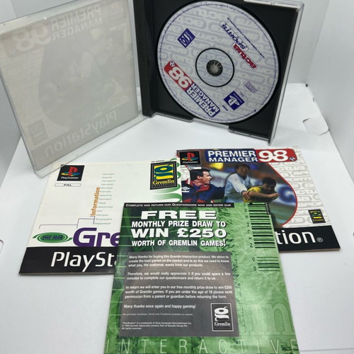 Premier Manager 98 PlayStation 1 used
