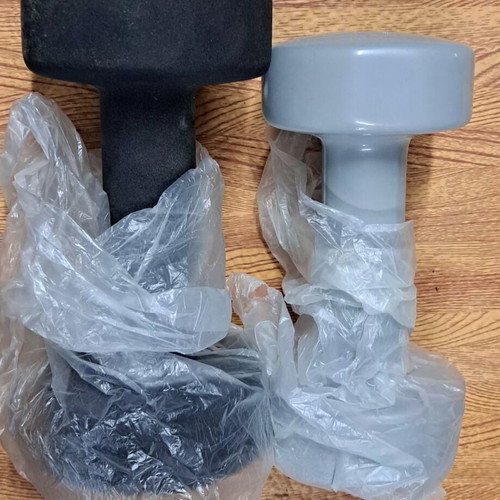 MegaFitness dumbbell pair 5kg and 7kg new