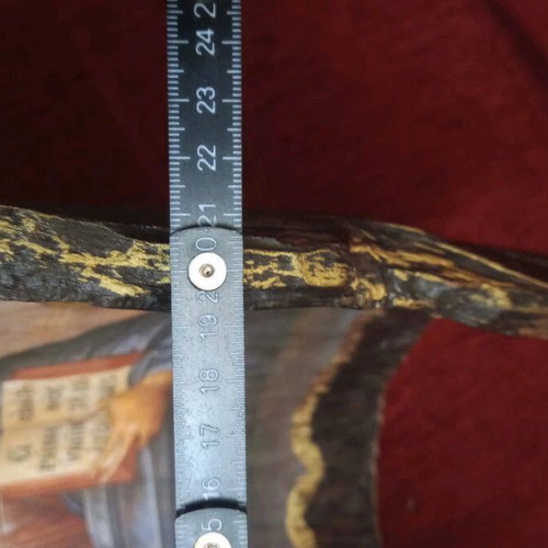 Christ image on tree trunk like new