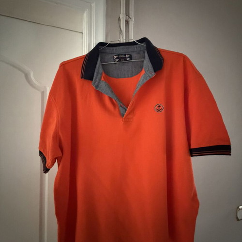 Blue Green polo shirt new, orange, sizes XXL and 3XL