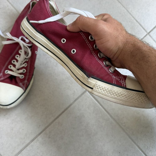 Converse All Star sneakers used, size 45, red