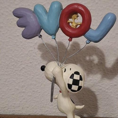 Snoopy Love is in the Air Jim Shore Enesco 2018 collectible 19cm like new