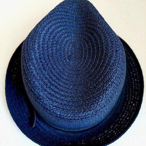 Summer hat blue color, new, size L