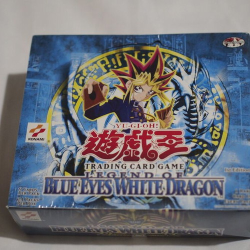 Legend of Blue Eyes Dragon 1st Edition sealed booster box Asian-English