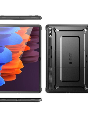 Supcase Unicorn Beetle Pro Flip Cover Μαύρο για Galaxy Tab S8 Ultra σαν καινούργιο