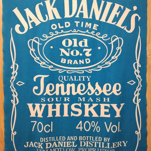 Jack Daniels Quick Dry towel like new, microfiber, 180x100 cm