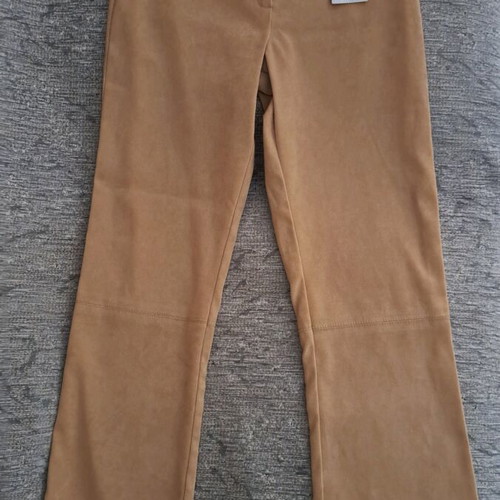 Beige women's pants XS new with velvety feel