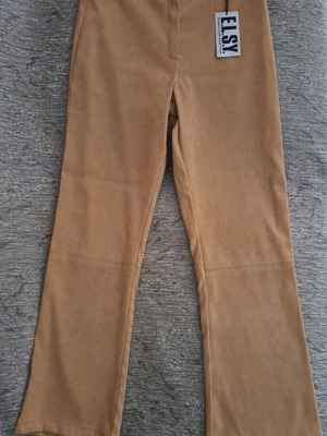 Beige women's pants XS new with velvety feel