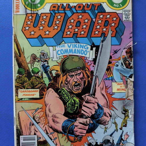 All-out War 1 comic used, poor condition