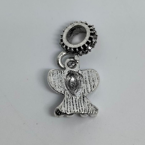 Silver Elephant Charm with Sparkling Rhinestones for Bracelet like new