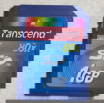  Κάρτα μνήμης SD Transcend 80 x 1Gb Memory Card