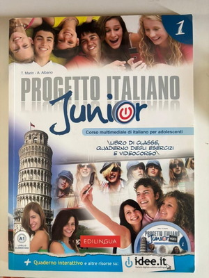 Progetto Italiano Junior 1 βιβλίο ιταλικών με CD