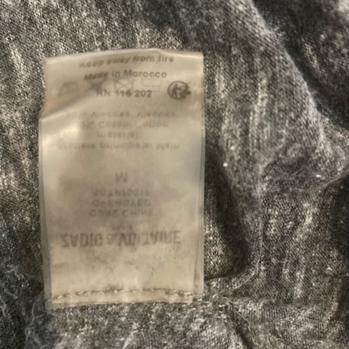 Zadig & Voltaire Tshirt used, grey melange, size M