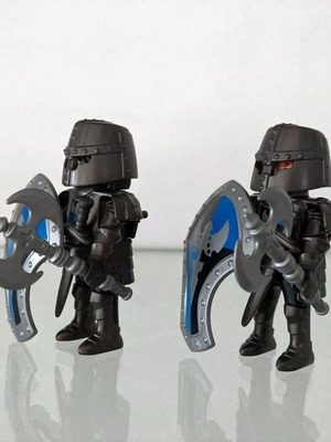 Playmobil Knights with Double Axe used