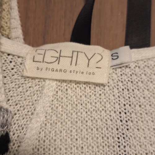 Figaro cotton knitted cardigan with short sleeves like new, size S