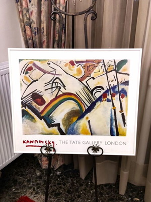 Vintage Kandinsky Cossacks Art Print 1992 Tate Gallery framed used