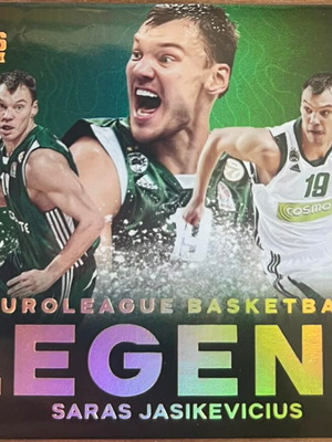 Saras Jasikevicius Legend Euroleague Contenders 2025-26 collectible card new
