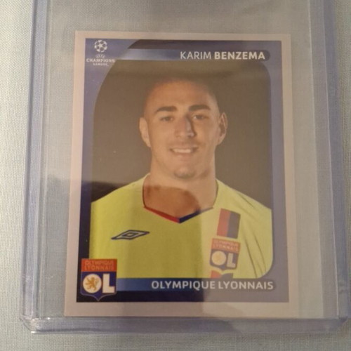 Panini UEFA Champions League 2008-09 Karim Benzema Sticker New