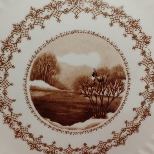Serving plate and decoration, new, spring theme
