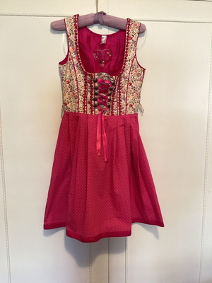 Traditional German Dress new, size XS 34, multicolor