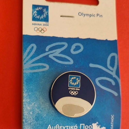 Olympic pin set Athens 2004 used, 8 pieces