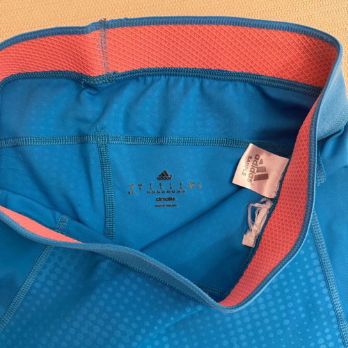Adidas 3/4 sports leggings turquoise like new