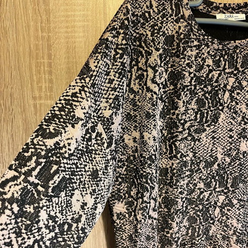 Zara dress No L like new, black and beige