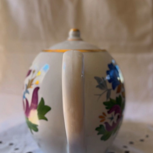 Vintage Soviet porcelain tea set from 1970s