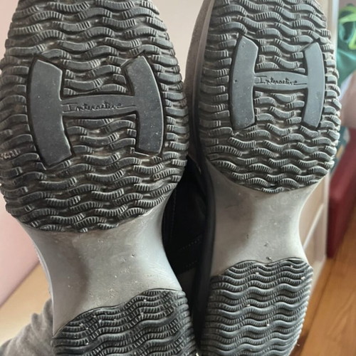 Hogan gray athletic shoes used, size 39