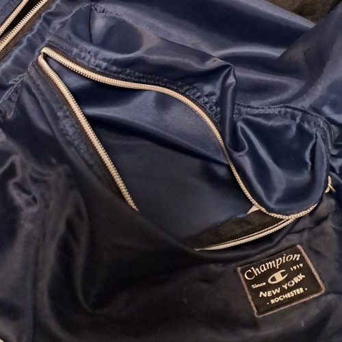 Champion backpack used blue-black with 2 compartments