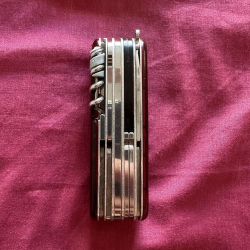 Victorinox SwissTool multitool used, authentic Swiss pocket knife