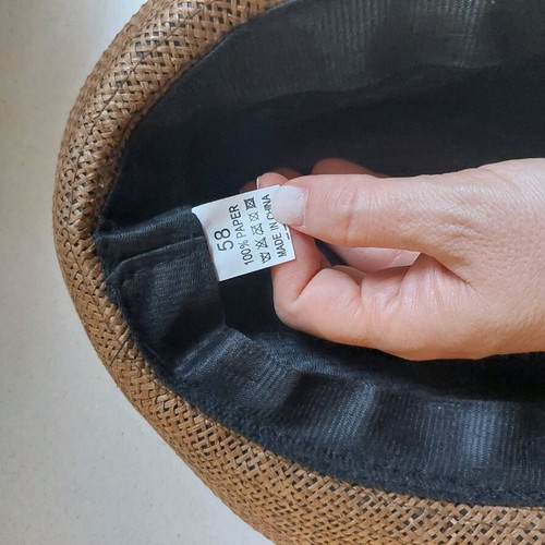 Republica children's hat used, brown, size 58